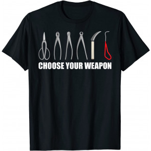 Funny Bonsai Design For Men Women Bonsai Tree Gardener Tool T-Shirt