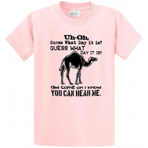 Funny Camel What Day Is It? Hump Day! Novelty Men's T-Shirt