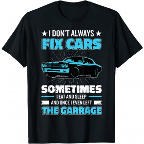 Funny Car Mechanic Design For Men Automobile Mechanic Garage T-Shirt