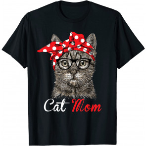 Funny Cat Mom  T-Shirt
