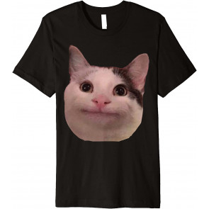 Funny Cat Smiling Cat Beluga T-Shirt