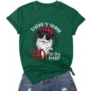 Funny Christmass For Women There's Some HO's In This House T-Shirt