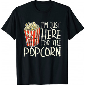 Funny Cinema Food Popcorn Lover Gift Popcorn T-Shirt