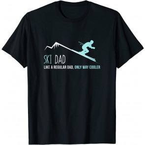 Funny Cute Winter Skiing Gift T-Shirt
