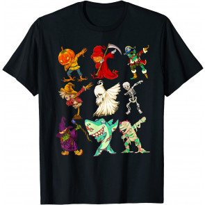 Funny Dabbing Scary Halloween Party Costume Spooky Halloween T-Shirt