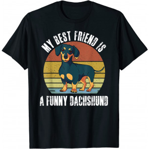 Funny Dachshund Good Family Pet - Wiener Dog Personality T-Shirt