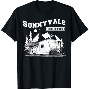 Funny Design Trailer Park Sunnyvale Lovers Design T-Shirt