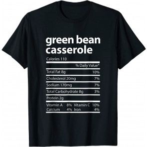 Funny Family Thanksgiving Nutrition Facts Food T-Shirt