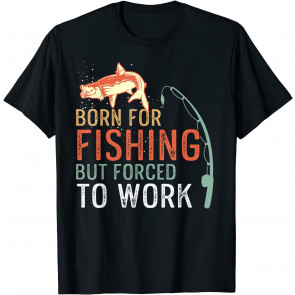 Funny Fisherman With Fishing Rod T-Shirt