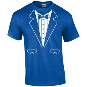 Funny Formal Tuxedo With Bowtie Classy Men's T-Shirt