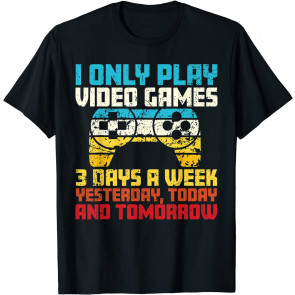 Funny Gamer Vintage Video Games Boys T-Shirt