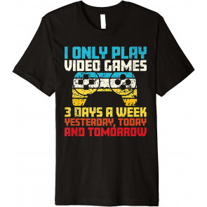 Funny Gamer Vintage Video Games Boys T-Shirt