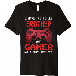 Funny Gamer Vintage Video Games For Boys Brother Son T-Shirt