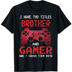Funny Gamer Vintage Video Games For Boys Brother Son T-Shirt