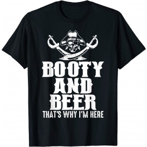 Funny Gasparilla Pirate Gift For Men Women Cool Pirate Booty T-Shirt