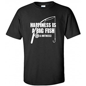Funny Happiness Is A Big Fish Men's T-Shirt
