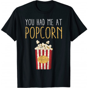Funny Movie Night Snacks Film Food Lover Popcorn T-Shirt
