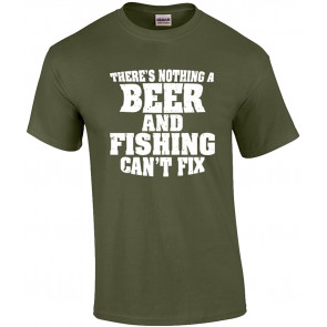 Funny Nothing Beer And Fishing Can't Fix T-Shirt