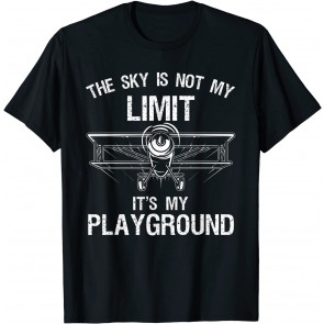 Funny Pilot Art For Men Women Airplane Pilot Aviation T-Shirt