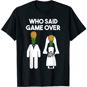 Funny Pineapple Swinger Gift Wedding Bride Groom Men Women T-Shirt