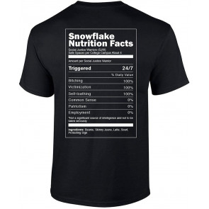 Funny Political Snowflake Social Justice Warrior Facts Graphic T-Shirt