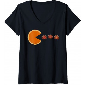 Funny Pumpkin Pie Eating Turkeys - Thanksgiving T-Shirt