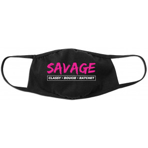 Funny Retro Savage Classy Bougie Ratchet Cotton Face Cover Mask-S/M T-Shirt