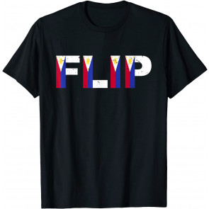 Funny Retro Vintage Filipino Pinoy Flip T-Shirt