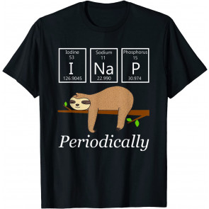 Funny Science Sloth  T-Shirt