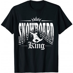 Funny Snowboarder Sport Snowboard King T-Shirt