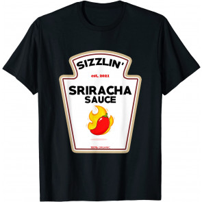 Funny Sriracha Sauce DIY Halloween Costume Group Condiments T-Shirt