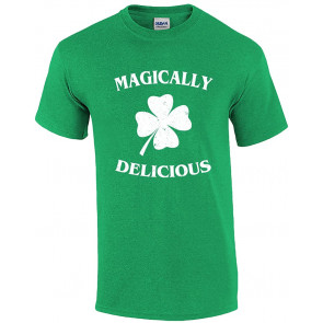 Funny St Patricks Day Magically Delicious Graphic Holiday T-Shirt