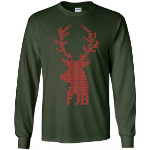 Funny Tacky Christmas  Reindeer Antlers FJB T-Shirt