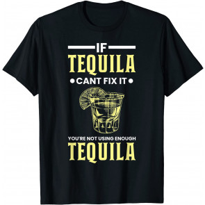 Funny Tequila Drinking Margaritas Cocktail Mexican Party T-Shirt