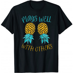 Funny Upside Down Pineapple  T-Shirt