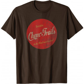 Funny Vintage ChemTrails Cola Logo Aviation Pilots T-Shirt