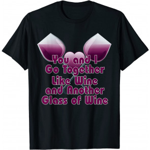 Funny Wine, Best Friends, Drinking Buddies, Partners Or BFFs T-Shirt