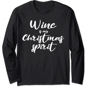 Funny Wine Drinking Christmas Party T-Shirt