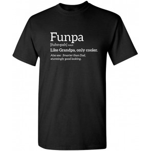 Funpa Like Grandpa Grandfather Only Cooler T-Shirt