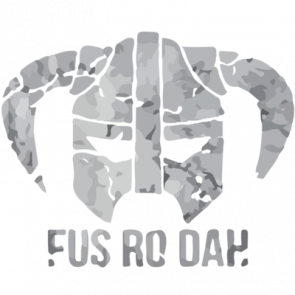 Fus Ro Dah  Elder Scrolls V Skyrim Tshirt