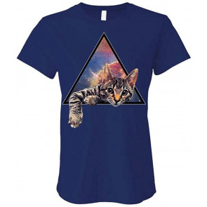 Galactic CAT - Ladies Cotton T-Shirt