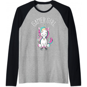 Gamer Girl Unicorn Cute T-Shirt