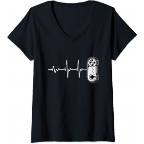 Gamer Heartbeat ECG - T-Shirt