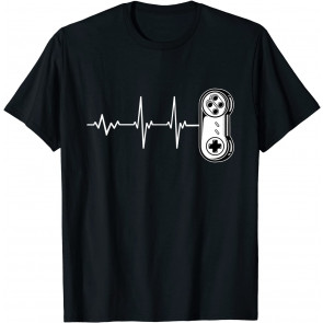 Gamer Heartbeat ECG - T-Shirt