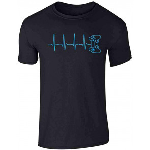 Gamer Heartbeat PS Video Game Controller Gift Graphic T-Shirt