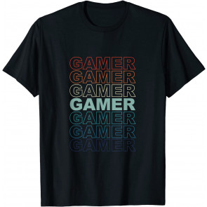 GAMER Vintage Retro Gamers Video Games Gaming Videogame Game T-Shirt