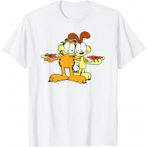 Garfield & Odie Pizza Hug T-Shirt