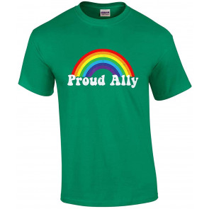 Gay Pride Proud Ally Rainbow Support LGBTQ T-Shirt