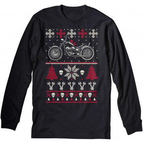 Gearhead Biker Motorcycle - Ugly Christmas T-Shirt