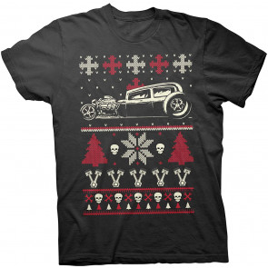 Gearhead CAR - Hot Rod Ugly Christmas  T-Shirt